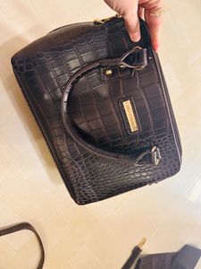 Never Used Lino Perros Faux Leather Handbag