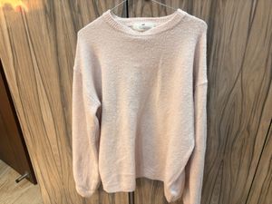 Cozy baby Pink Pullover Sweater, Soft girl core