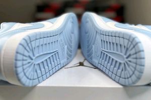 Nike Sky Blue Air Jordan 1 Sneakers 💙(First Copy)