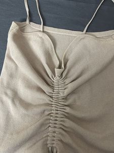 Ruched Drawstring Tank