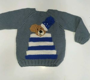 Cute Bear Knit Sweater