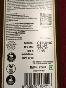 pack of 2,  Ubtan &amp; Ceramide Body Wash