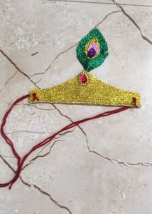 Handmade Krishna Crown Set