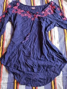 Embroidered Bohemian Top