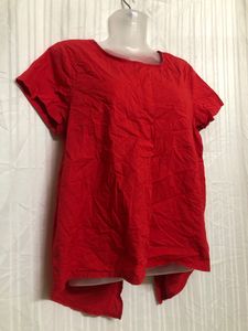 Red Short Sleeve Top