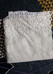 Indo Era White Elegant Dupatta For Women