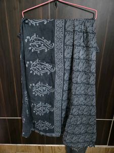 Pink Kurti with Pant And Printed Dupatta