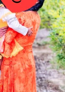 Beautiful Orange Gown