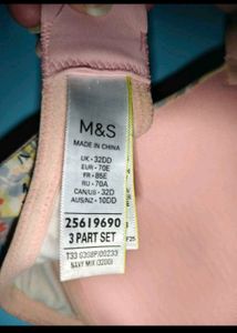 Floral Print Bra 32 D