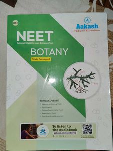 Aakash NEET Botany Study Package - Like New!