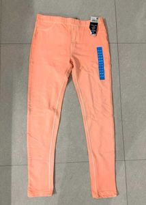 Neon Peach Jeggings - New with Tag