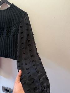 Black Best Quality Sweater Top