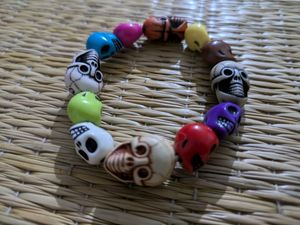 Starbucks And Scull Bracelet