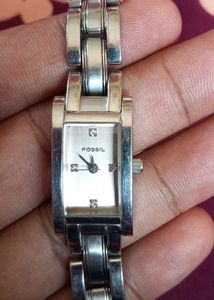 Fossil Orignal Womens Silver Tonned Steel Watch