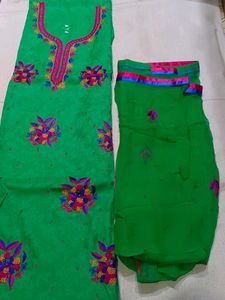All Over Suit With Thread Work