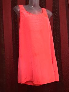 Silvian Heach Orange Sleeveless Dress