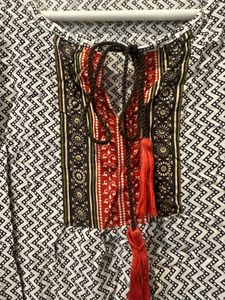Boho Print Tunic Top