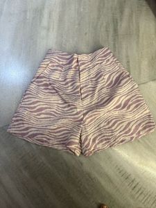 Animal Print Shorts