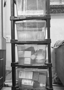 Storage Shelf with 6 Drawers