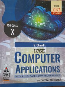 Class 10th Icse &#39;Computer Applications&#39;
