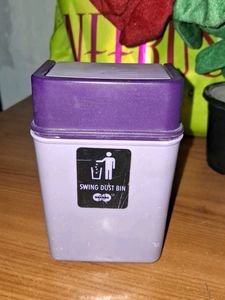 Purple Swing Dust Bin
