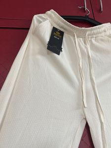 White Casual Pants