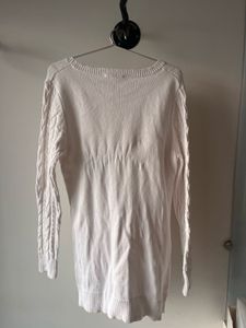 Classic Ivory Cable-Knit Sweater