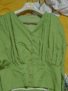Green Crop Top
