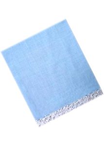 Sky Blue Plain Chadar Bhagalpuri