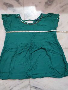 Ajio Green Top