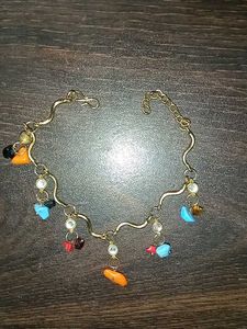 Gemstone Charm Bracelet