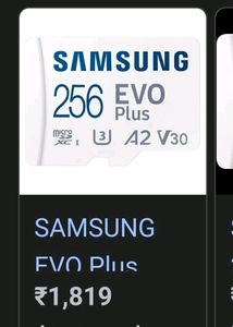 Samsung Evo 256gb Sd Card