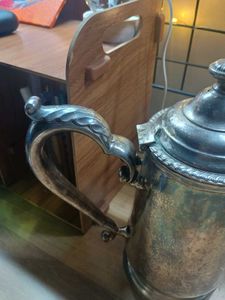 Beautiful Vintage Antique Metal Kettle