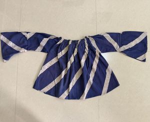 Striped Off-Shoulder Top