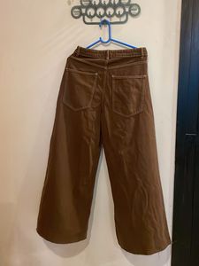 Brown Wide Leg Pants