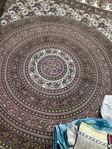 Beautiful Printed Double bedsheet &amp; 2 pillow co