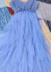 Blue Tulle Dress