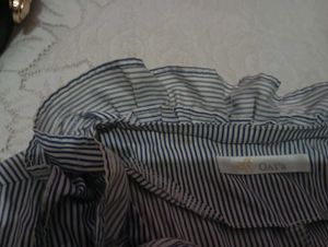 Striped Ruffle Y2K Blouse