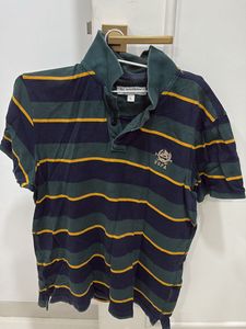 Green and Navy Stripes Tshirt