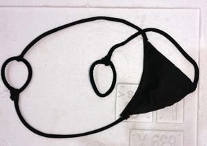Black String Bikini Top