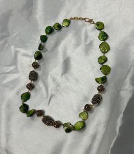 brand new classy Green Stone Beaded Necklace