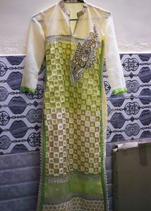 Stitched Kurta Plazo And Dupatta Set Wit