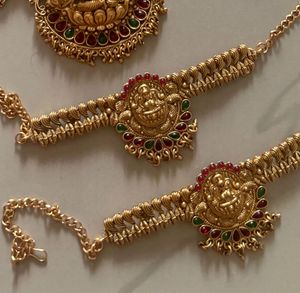 Gold Plated Indian Jewelry Set