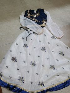Puffed Sleeves  2 Piece Lehenga Choli