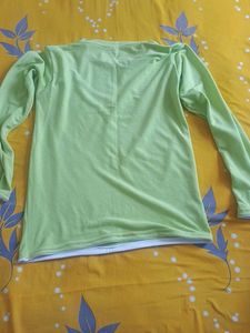 Green Zara Long Sleeve T-Shirt