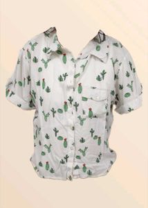 🌵Cactus Print Button Down Shirt🌵