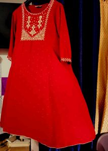 Wedding Party Wear  Kurti Looking So Pretty