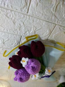Crochet Tulip Bouquet