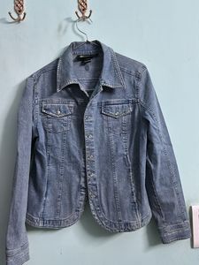 Denim Jacket with Embellishments