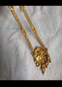 One Gram Gold Necklace With Box